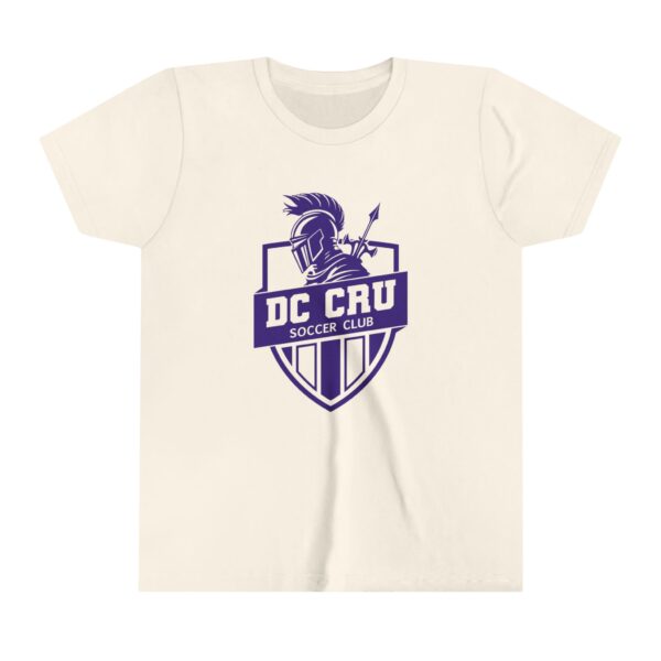 Youth CRU Soccer (Purple Logo / 6 Color Options) - Youth Short Sleeve Tee - Image 5