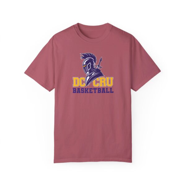 Adult CRU Basketball (12 Color Options / Purple) Unisex Garment-Dyed T-shirt - Image 15