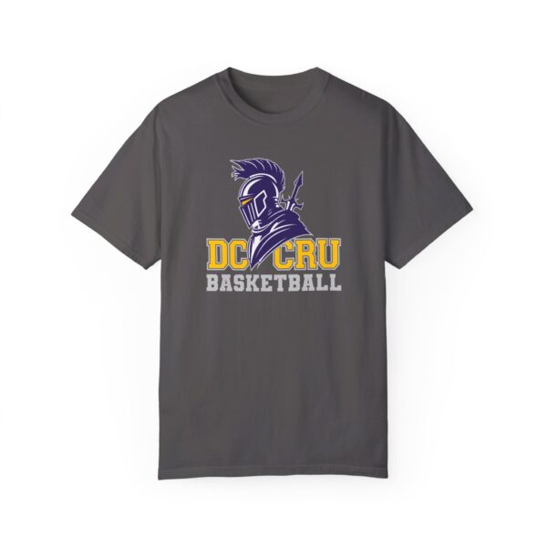 Adult CRU Basketball (14 Color Options / Gray) Unisex Garment-Dyed T-shirt - Image 105