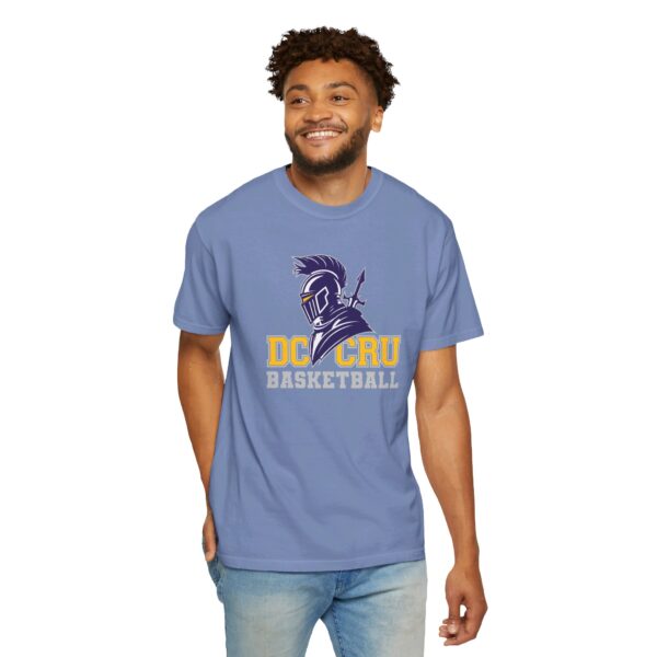 Adult CRU Basketball (14 Color Options / Gray) Unisex Garment-Dyed T-shirt - Image 62