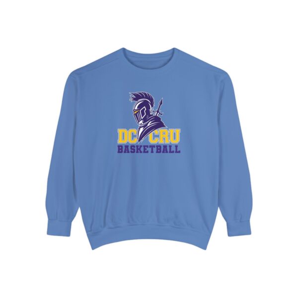 Adult CRU Basketball (6 Color Options / Purple) Unisex Garment-Dyed Sweatshirt - Image 7