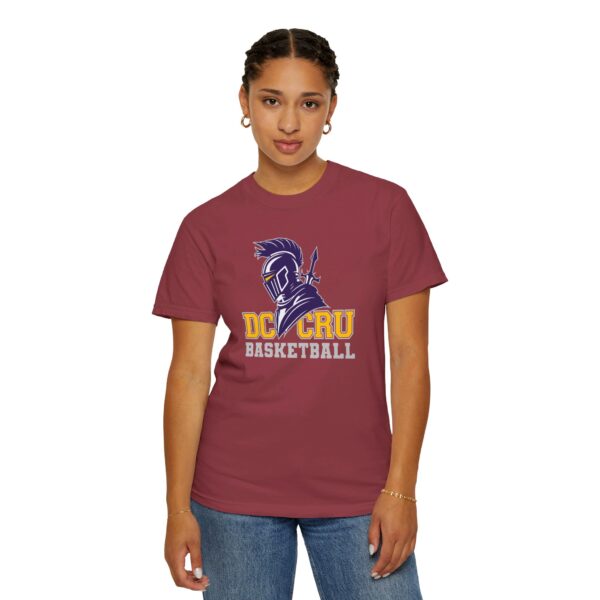 Adult CRU Basketball (14 Color Options / Gray) Unisex Garment-Dyed T-shirt - Image 162