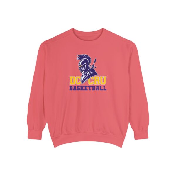 Adult CRU Basketball (6 Color Options / Purple) Unisex Garment-Dyed Sweatshirt - Image 9