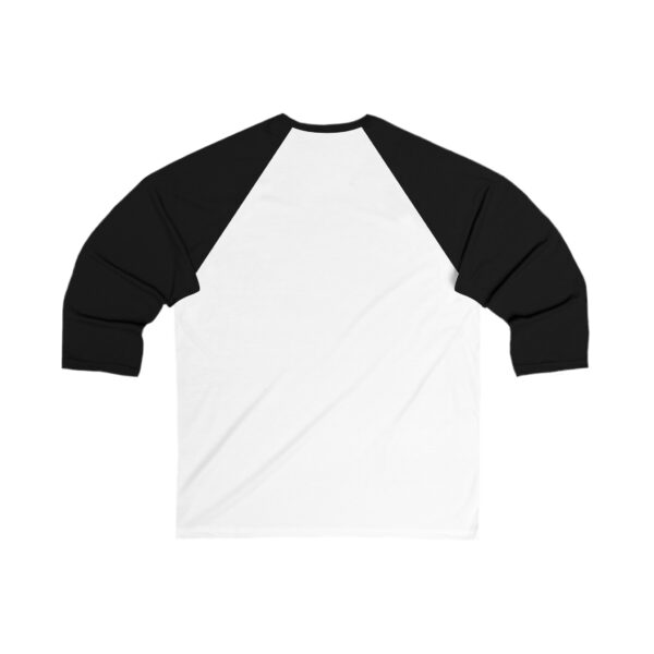 Adult CRU Soccer (Black Logo) Unisex 34 Sleeve Baseball Tee - Image 2