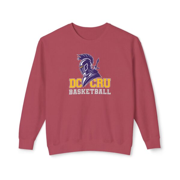 Adult CRU Basketball (4 Color Options / Gray) Unisex Lightweight Crewneck Sweatshirt - Image 26