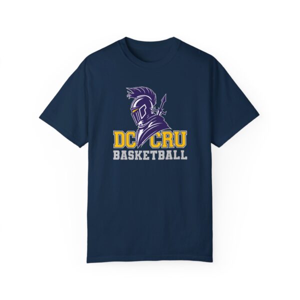 Adult CRU Basketball (14 Color Options / Gray) Unisex Garment-Dyed T-shirt - Image 92