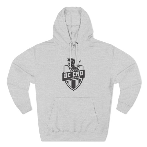 Adult CRU Soccer (Black Logo / 4 Color Options) - Three-Panel Fleece Hoodie - Image 13