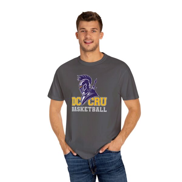 Adult CRU Basketball (14 Color Options / Gray) Unisex Garment-Dyed T-shirt - Image 108