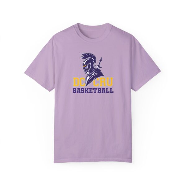 Adult CRU Basketball (12 Color Options / Purple) Unisex Garment-Dyed T-shirt - Image 13