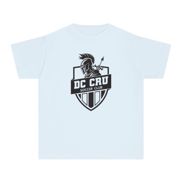 Youth CRU Soccer (14 Color Options / Black) Youth Midweight Tee - Image 10