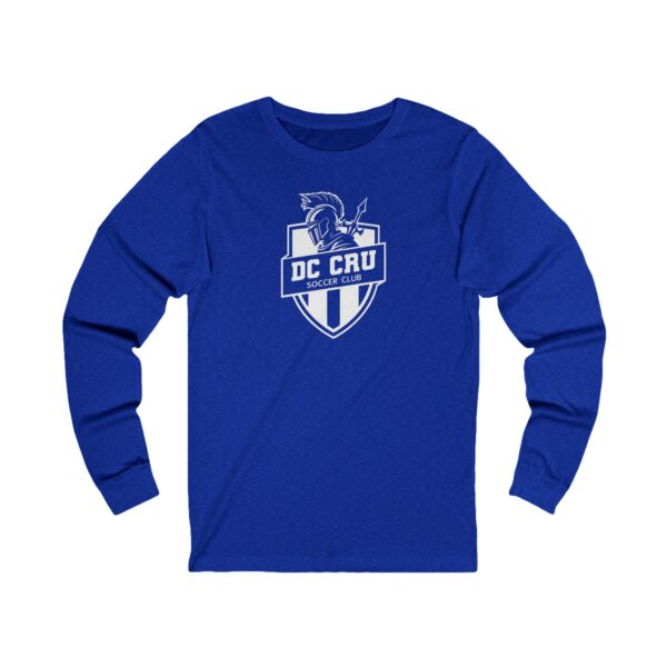 Adult CRU Soccer (White Logo / 5 Color Options) - Unisex Jersey Long Sleeve Tee - Image 11