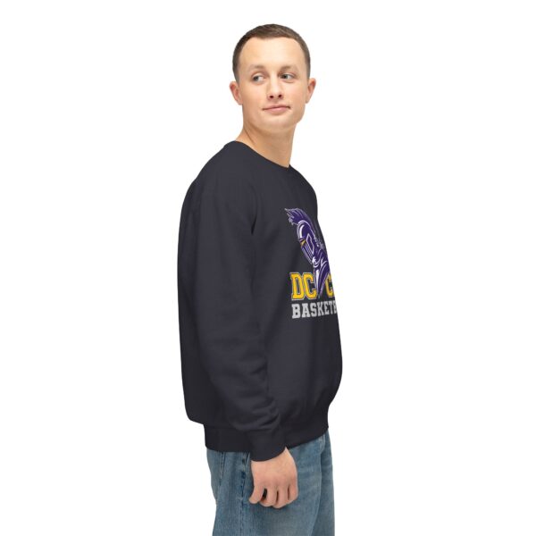 Adult CRU Basketball (4 Color Options / Gray) Unisex Lightweight Crewneck Sweatshirt - Image 23