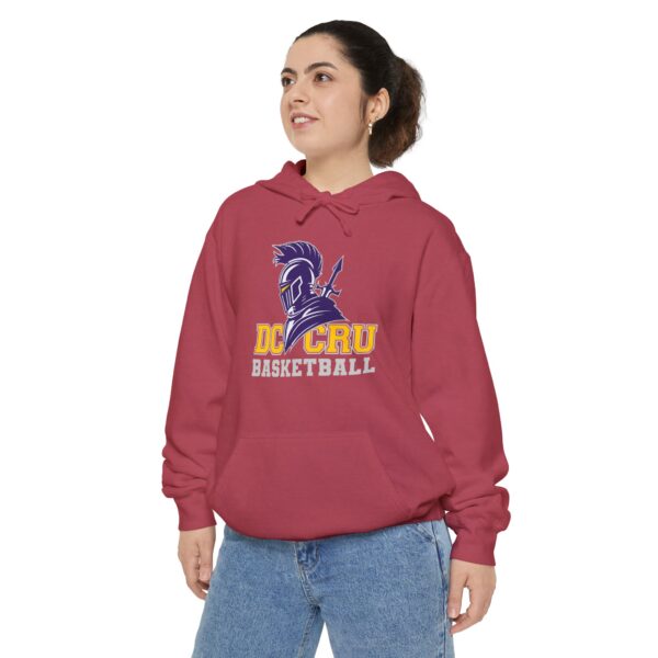 Adult CRU Basketball (5 Color Options / Gray) Unisex Garment-Dyed Hoodie - Image 39