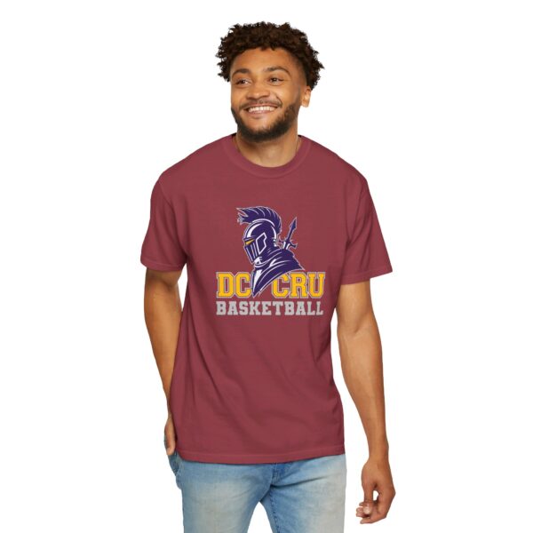 Adult CRU Basketball (14 Color Options / Gray) Unisex Garment-Dyed T-shirt - Image 166