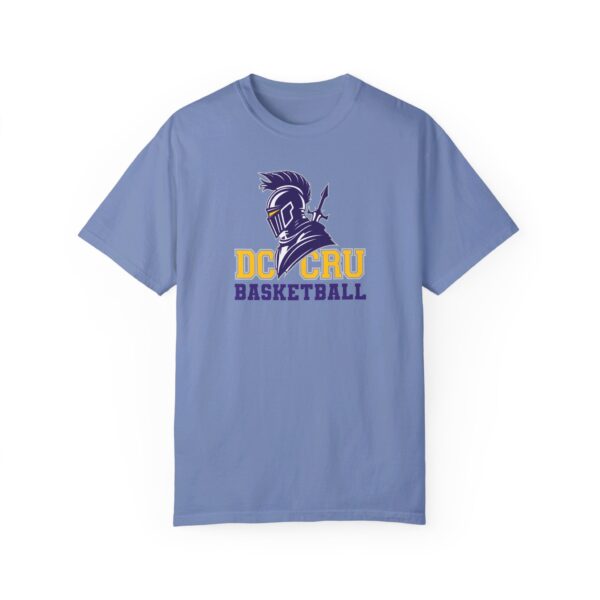 Adult CRU Basketball (12 Color Options / Purple) Unisex Garment-Dyed T-shirt - Image 11