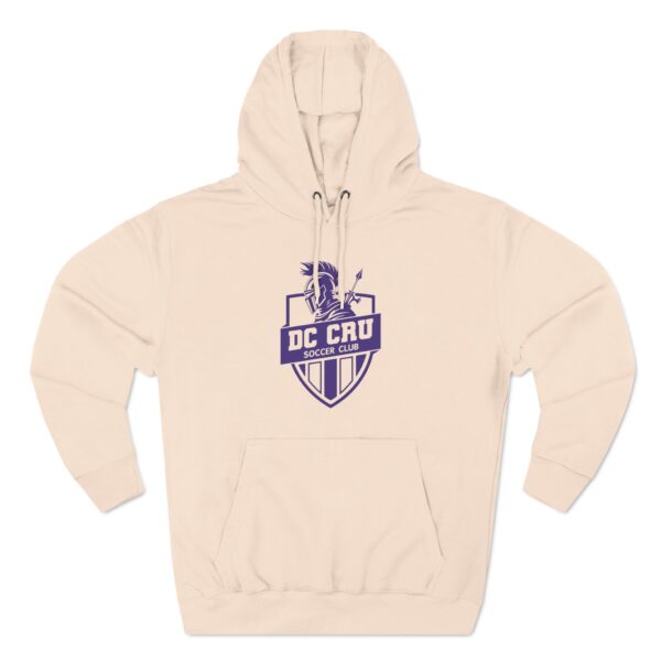 Adult CRU Soccer (4 Color Options / Purple Logo) - Three-Panel Fleece Hoodie - Image 13