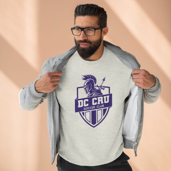 Adult CRU Soccer (Purple Logo / 2 Color Options) Unisex Crewneck Sweatshirt - Image 11