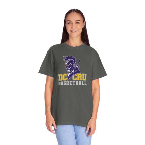 Adult CRU Basketball (14 Color Options / Gray) Unisex Garment-Dyed T-shirt - Image 31