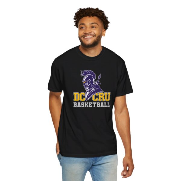 Adult CRU Basketball (14 Color Options / Gray) Unisex Garment-Dyed T-shirt - Image 127