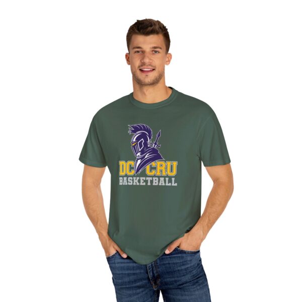 Adult CRU Basketball (14 Color Options / Gray) Unisex Garment-Dyed T-shirt - Image 43