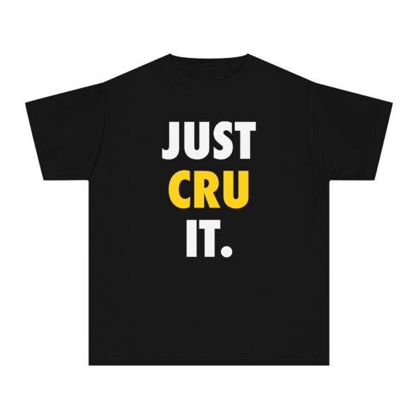 Youth "JUST CRU IT" Midweight Tee - Image 2