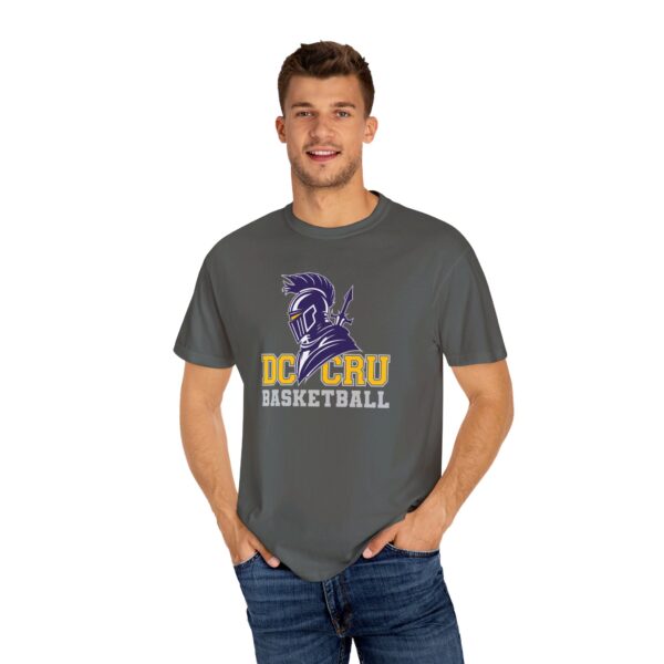 Adult CRU Basketball (14 Color Options / Gray) Unisex Garment-Dyed T-shirt - Image 30