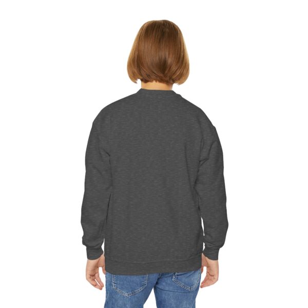 Youth CRU Soccer (White Logo / 9 Color Options) Youth Crewneck Sweatshirt - Image 34