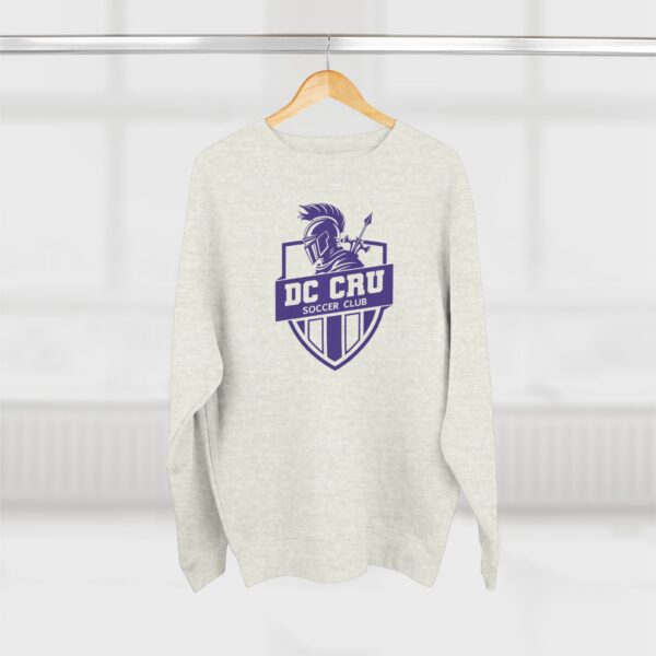 Adult CRU Soccer (Purple Logo / 2 Color Options) Unisex Crewneck Sweatshirt - Image 10