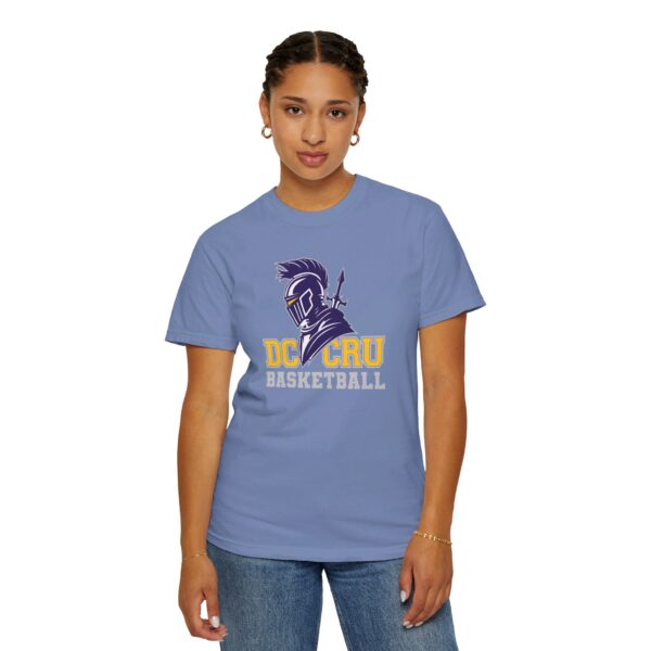 Adult CRU Basketball (14 Color Options / Gray) Unisex Garment-Dyed T-shirt - Image 58