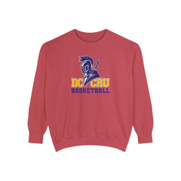 Adult CRU Basketball (6 Color Options / Purple) Unisex Garment-Dyed Sweatshirt - Image 10