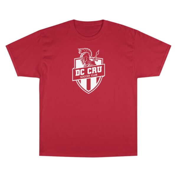 Adult CRU Soccer (8 Color Options / White) Premium Champion T-Shirt - Image 10