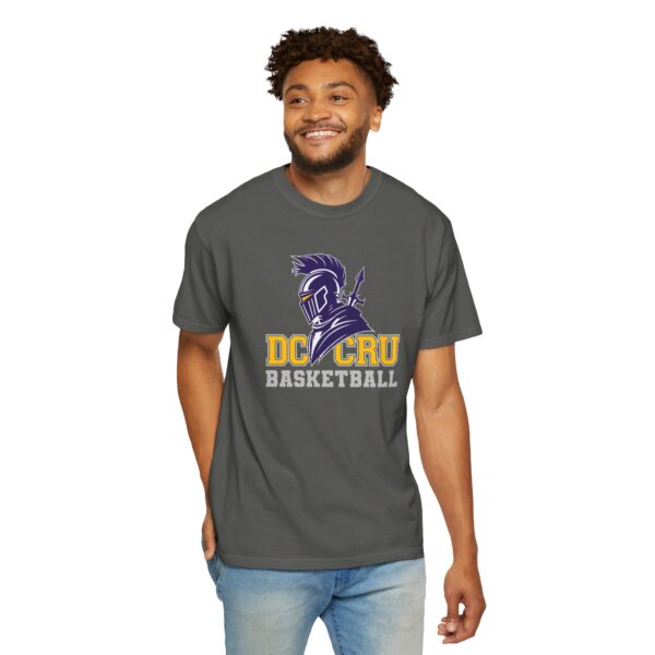 Adult CRU Basketball (14 Color Options / Gray) Unisex Garment-Dyed T-shirt - Image 36