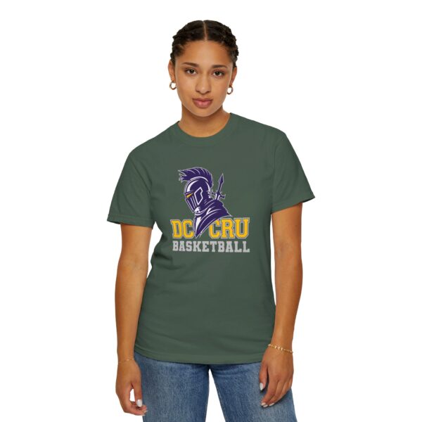 Adult CRU Basketball (14 Color Options / Gray) Unisex Garment-Dyed T-shirt - Image 45