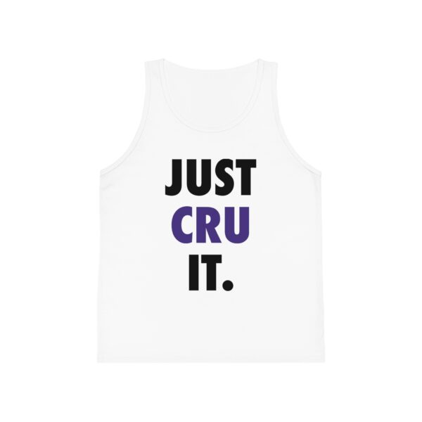 Kid's "JUST CRU IT" Jersey Tank Top - Image 4