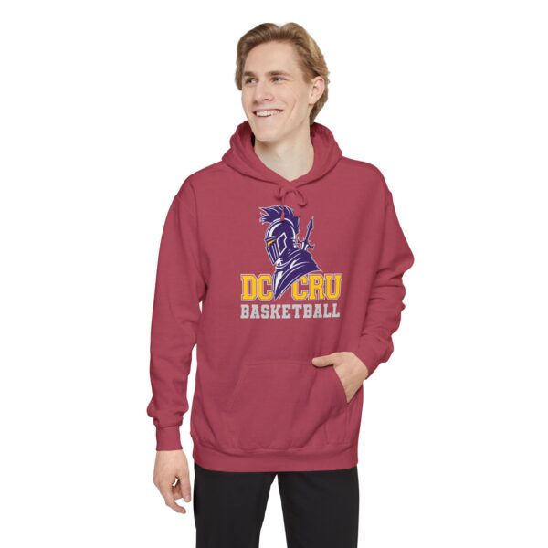 Adult CRU Basketball (5 Color Options / Gray) Unisex Garment-Dyed Hoodie - Image 43