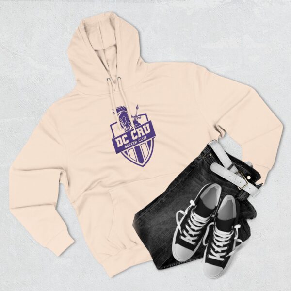 Adult CRU Soccer (4 Color Options / Purple Logo) - Three-Panel Fleece Hoodie - Image 15