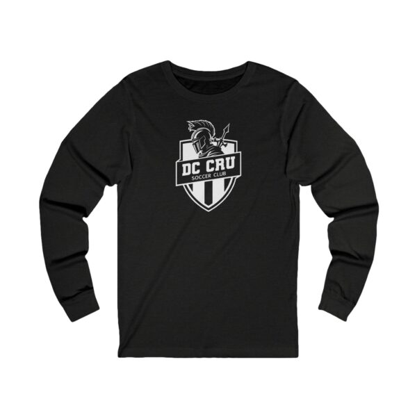 Adult CRU Soccer (White Logo / 5 Color Options) - Unisex Jersey Long Sleeve Tee - Image 7