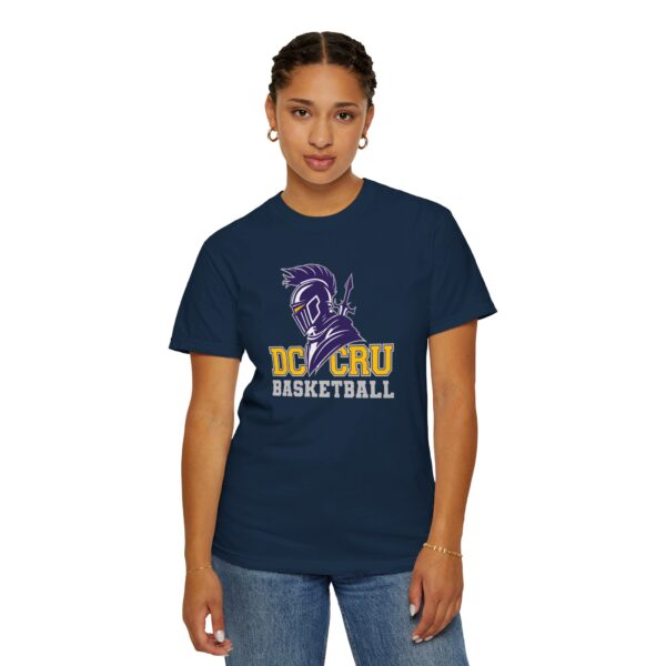 Adult CRU Basketball (14 Color Options / Gray) Unisex Garment-Dyed T-shirt - Image 97