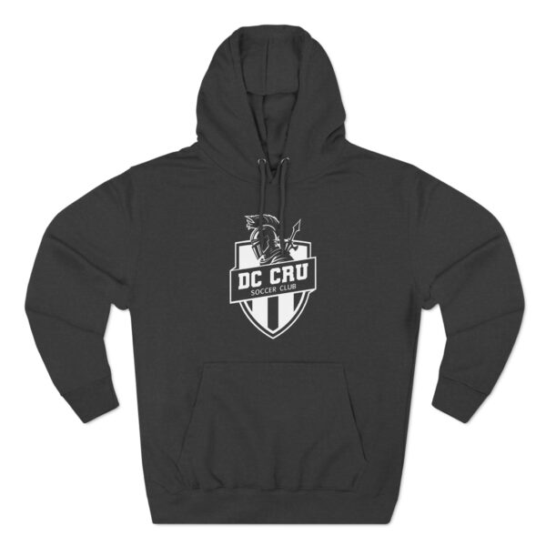 Adult CRU Soccer (White Logo / 5 Color Options) - Three-Panel Fleece Hoodie - Image 13