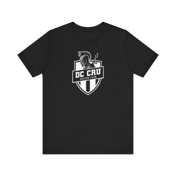 Adult CRU Soccer (Multi-Colored Logos / 11 Color Options) Jersey Short Sleeve Unisex Tee - Image 6