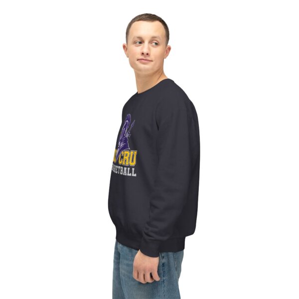 Adult CRU Basketball (4 Color Options / Gray) Unisex Lightweight Crewneck Sweatshirt - Image 24