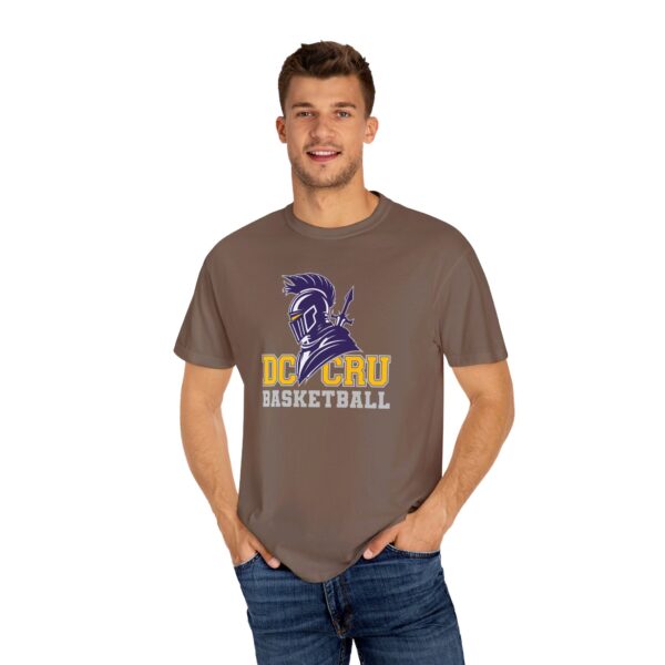 Adult CRU Basketball (14 Color Options / Gray) Unisex Garment-Dyed T-shirt - Image 17