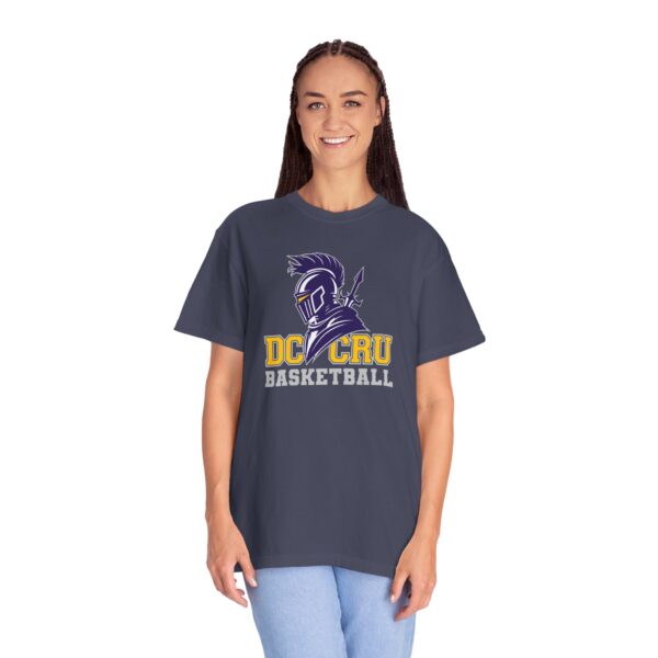 Adult CRU Basketball (14 Color Options / Gray) Unisex Garment-Dyed T-shirt - Image 83