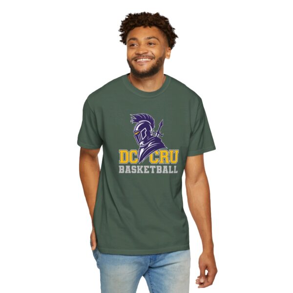 Adult CRU Basketball (14 Color Options / Gray) Unisex Garment-Dyed T-shirt - Image 49