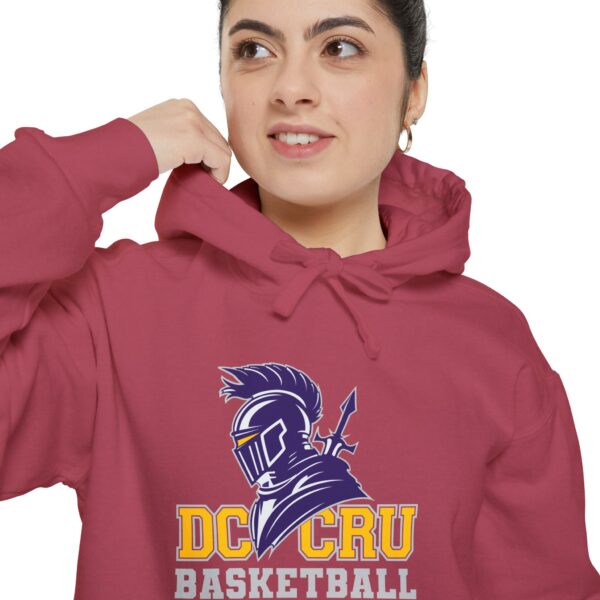 Adult CRU Basketball (5 Color Options / Gray) Unisex Garment-Dyed Hoodie - Image 41