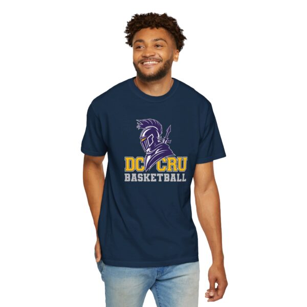 Adult CRU Basketball (14 Color Options / Gray) Unisex Garment-Dyed T-shirt - Image 101