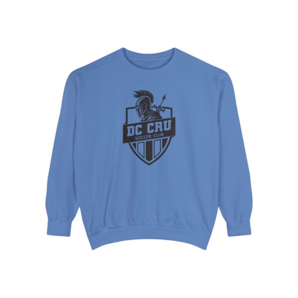 Adult CRU Soccer (Black Logo / 14 Color Options) Unisex Garment-Dyed Sweatshirt - Image 12