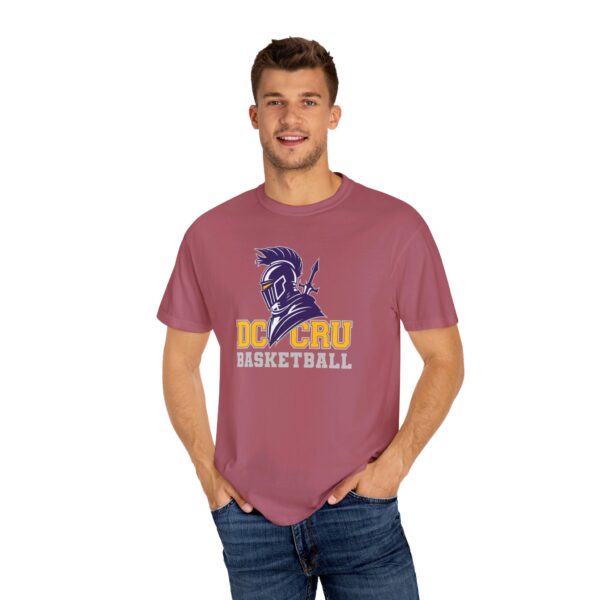 Adult CRU Basketball (14 Color Options / Gray) Unisex Garment-Dyed T-shirt - Image 173