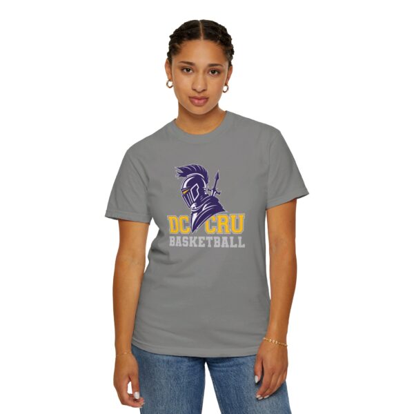 Adult CRU Basketball (14 Color Options / Gray) Unisex Garment-Dyed T-shirt - Image 71