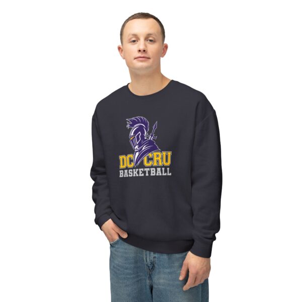 Adult CRU Basketball (4 Color Options / Gray) Unisex Lightweight Crewneck Sweatshirt - Image 17